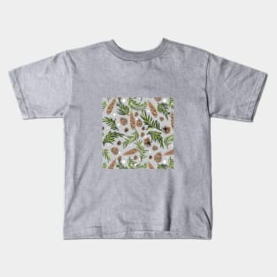 #Christmas #Pattern #Pine #Snow 11 Kids T-Shirt